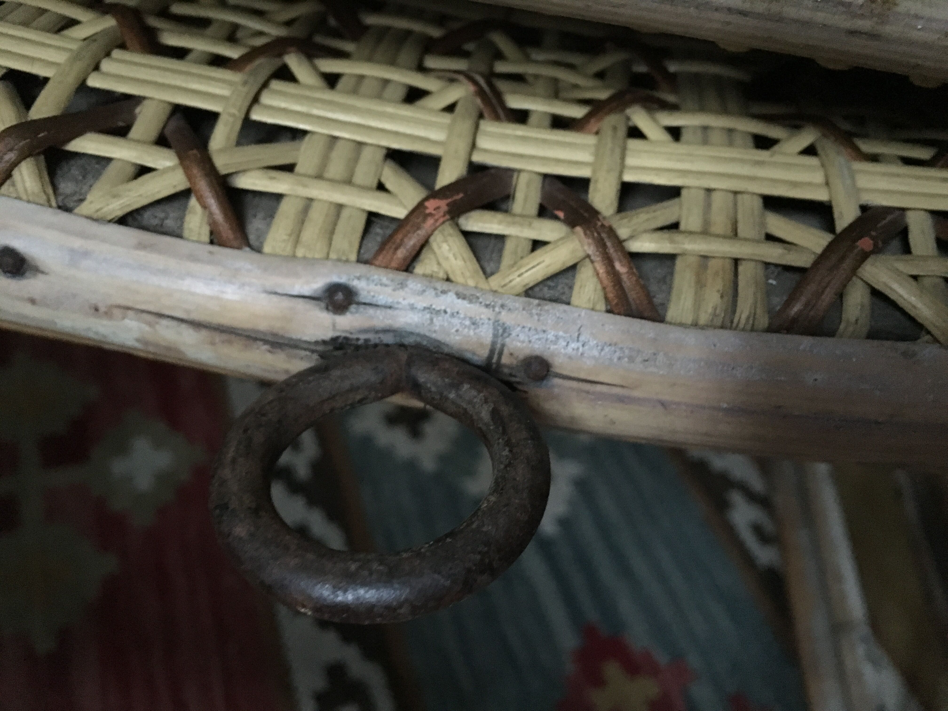 1920/1930 braided rattan Lounge Chair