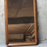 Large wooden mirror