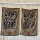 Pair of tapestries style greenery of Aubusson, twentieth century