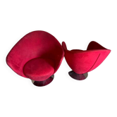 Lots of red LaCividina armchairs