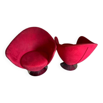 Lots de fauteuils rouge LaCividina