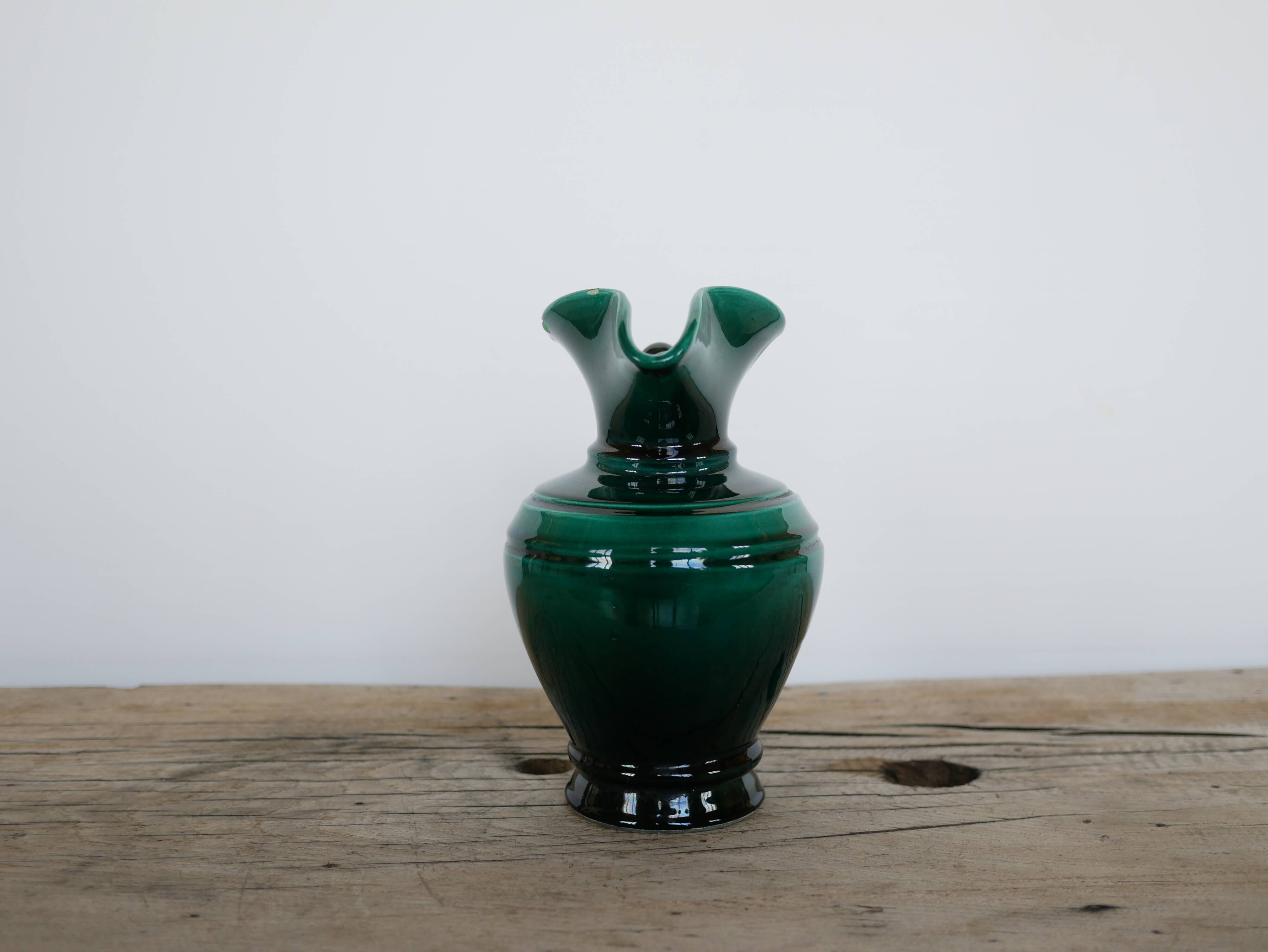 Vintage ceramic vase pitcher by Marius Giuge, Vallauris