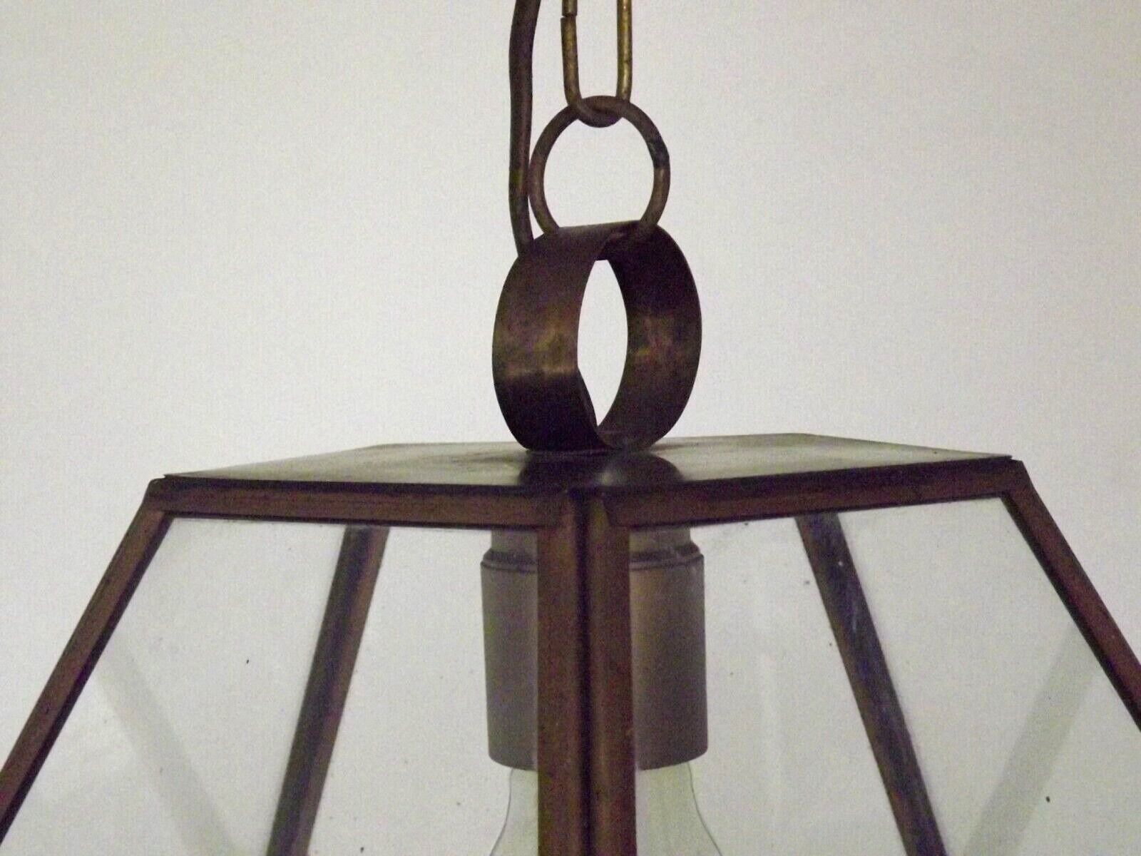 Vintage french copper lantern
