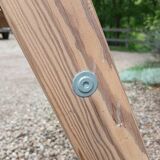 Old wooden stepladder