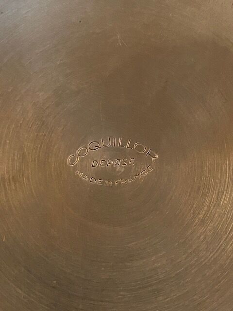 Butter maker "Coquillor" silver metal