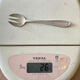 Art Deco oyster forks in punched silver metal, leatherette box