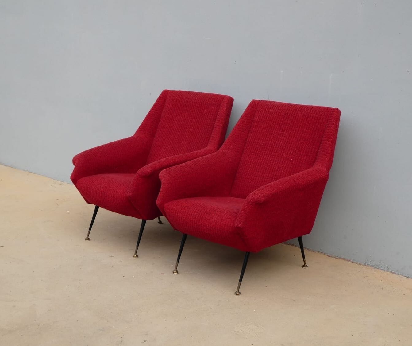 Paire de fauteuils vintage Italie, 1960