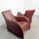 Loge Lounge Chairs in Leather by Gerard van den Berg for Montis, 1990s, Set of 2