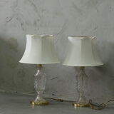 Pair of hollywood regency table lamps, 1970