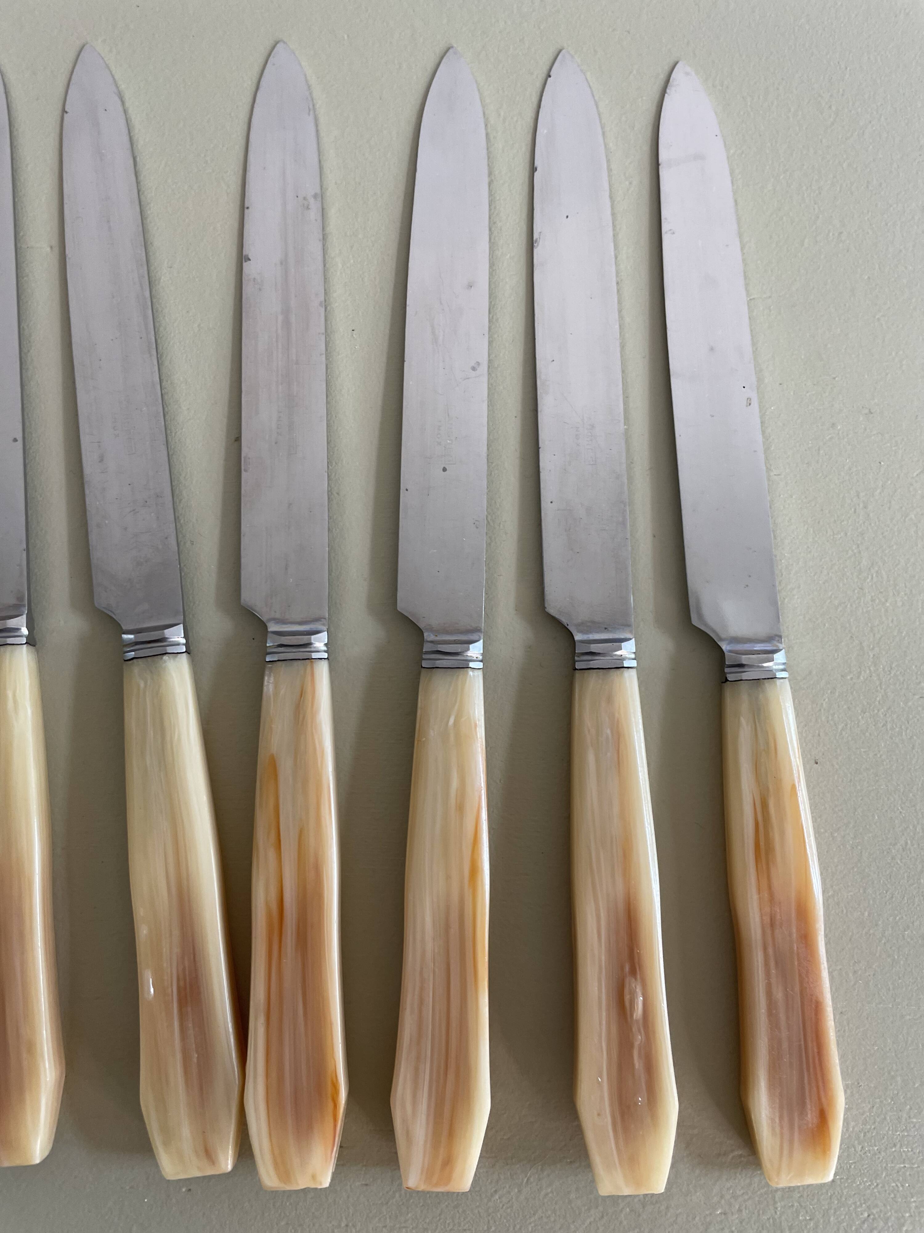 Set of 12 vintage knives