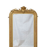 Miroir Louis Philippe en bois doré du XIXe siècle - 130x76cm