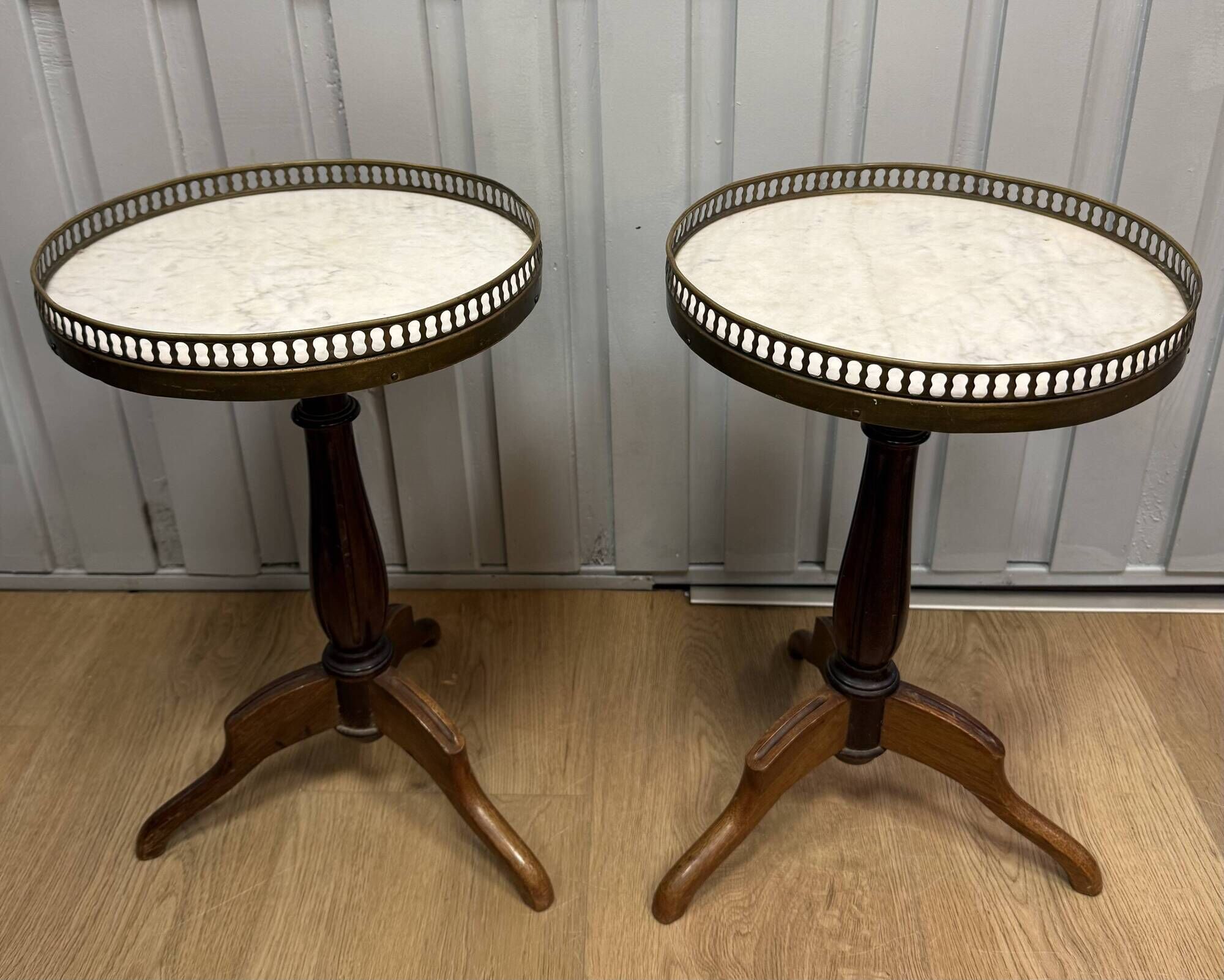 Pair of small side tables