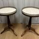 Pair of small side tables