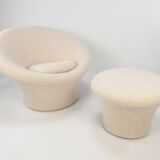 Ensemble fauteuil et ottoman Mushroom de Pierre Paulin pour Artifort, années 1960