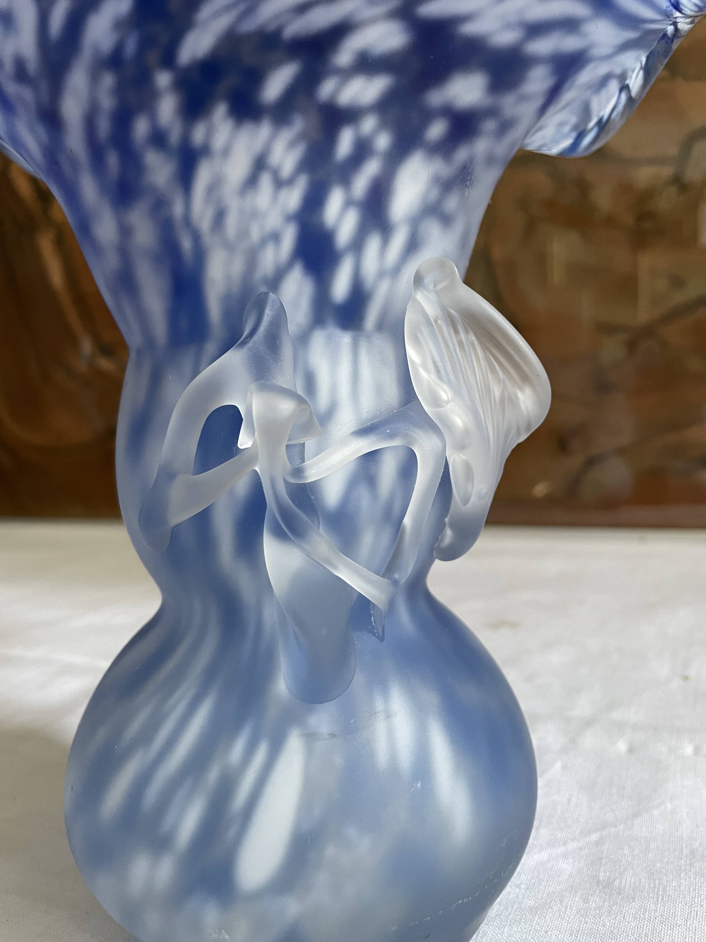Blown glass vase
