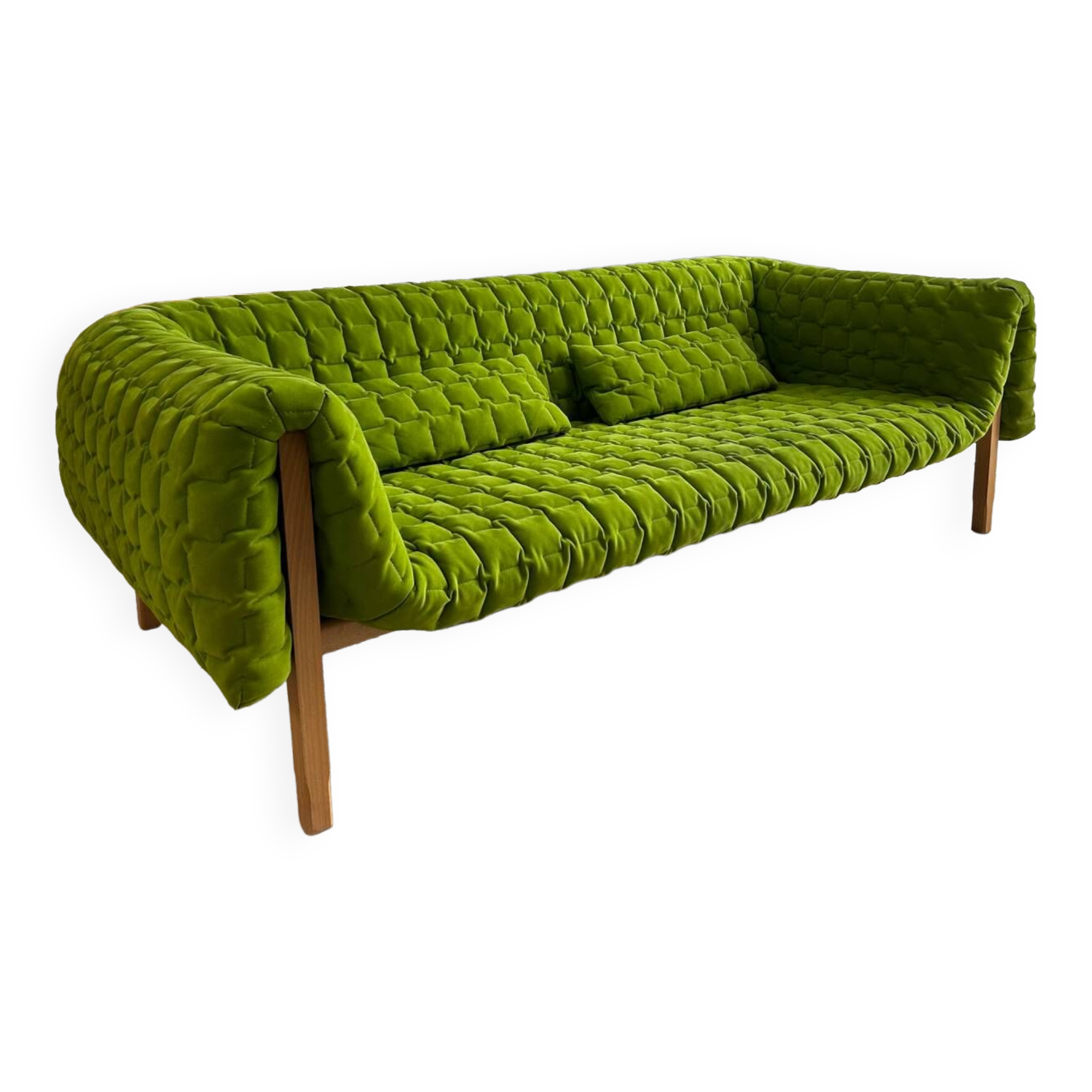 Ruché Sofa Ligne Roset lime green