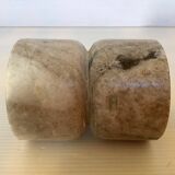 Diabolo marble candle holder