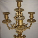 Napoleon III bronze candlesticks