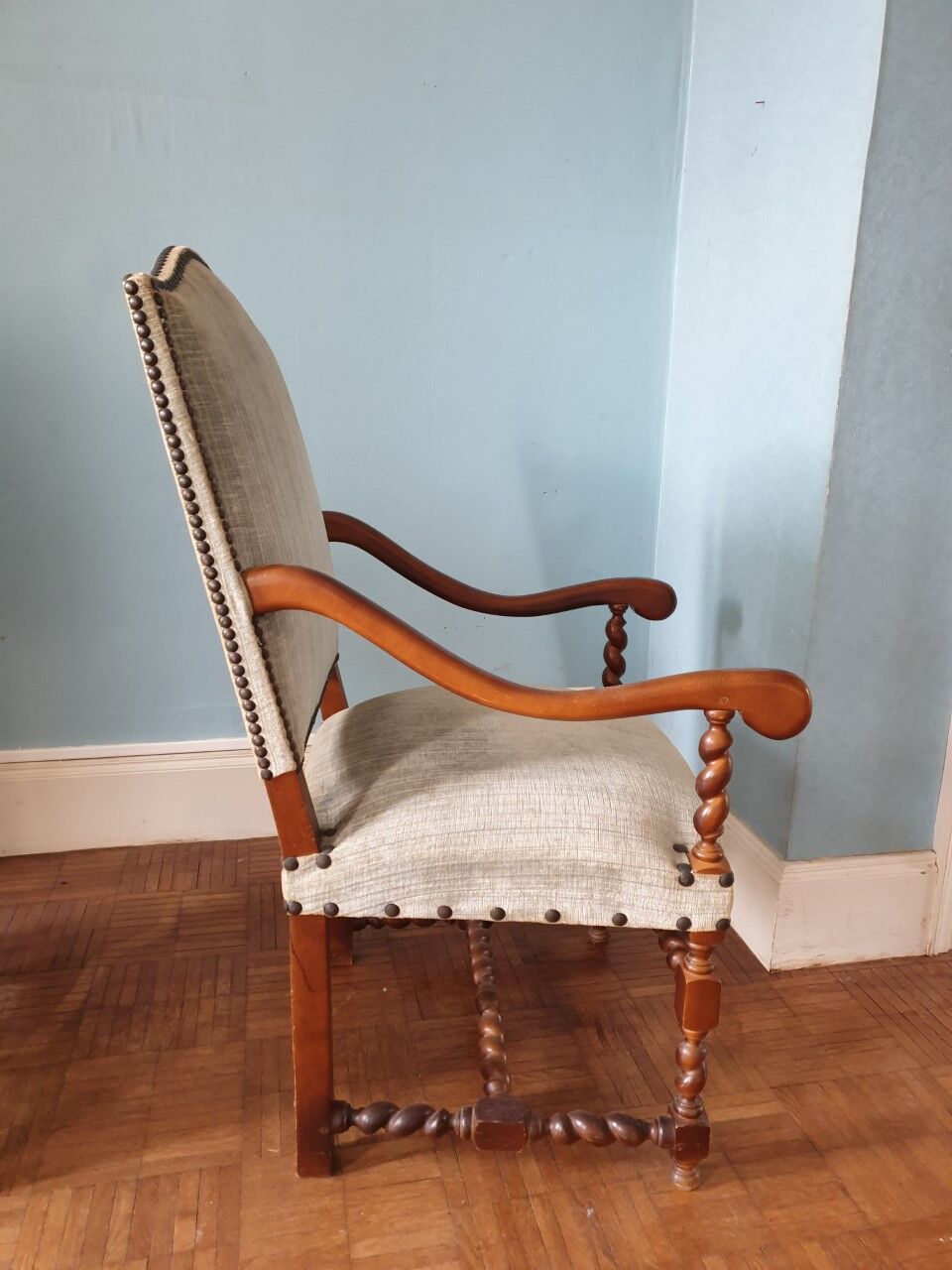 Pair of Louis XIII armchairs
