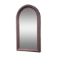 Large rounded wooden mirror, floor mirror, fireplace mirror