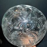 René Lalique art deco bowl with a frieze of birds, Pinsons model, 1933 – crack