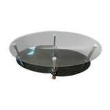 Glass coffee table