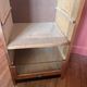 Old haberdashery furniture, workshop furniture.