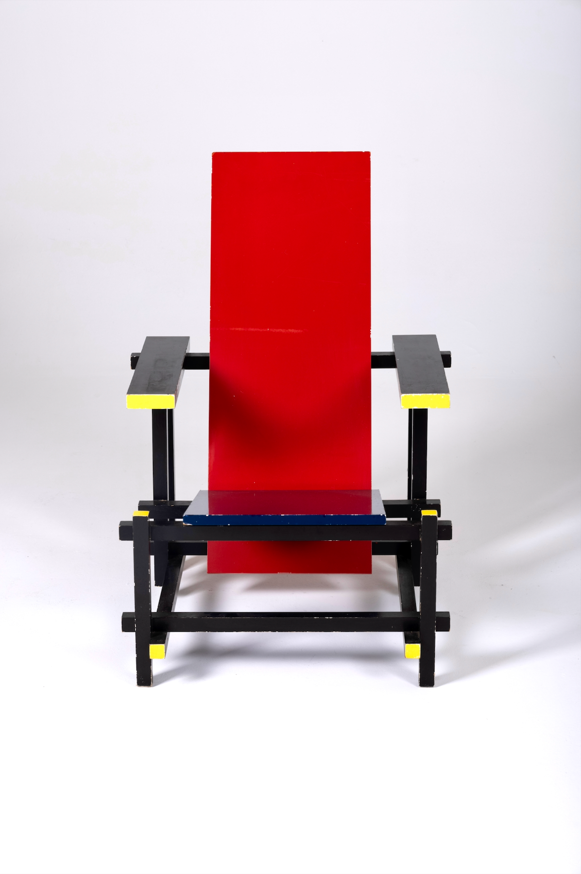 Armchair "Rouge Bleu" Bauhaus spirit, 1970s