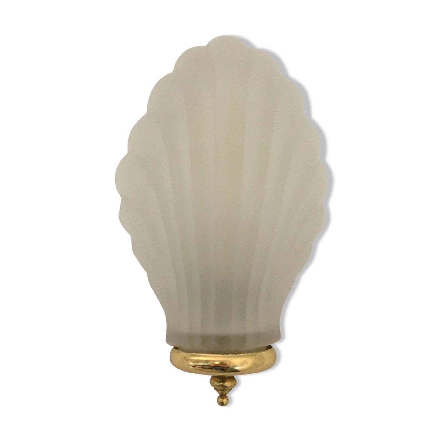 Vintage shell wall lamp 70s