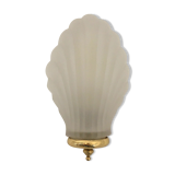 Vintage shell wall lamp 70s