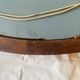 Large Art Deco oval mirror in carved wood - 87 x 53 cm