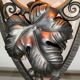 Lampe fer forgé art déco signé Vianne