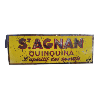 Plaque publicitaire St Aignan Quinquina