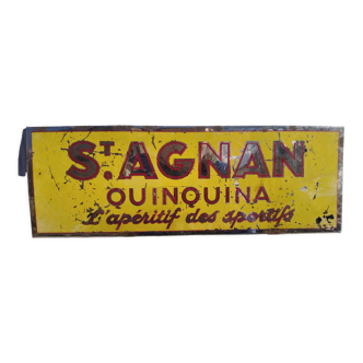 Advertising plaque St Aignan Quinquina