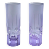 6 verres à long drink italiens de l'ère spatiale - Alexandrite, années 1970