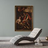 17th century painting, the baptism of Clorinda