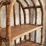Vintage bamboo shelf