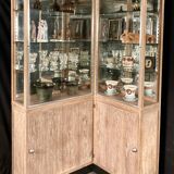 Art Deco corner display case
