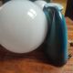 Rare pair of 70s wall lights
