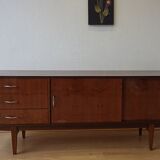 Modernist long sideboard of the 1970s
