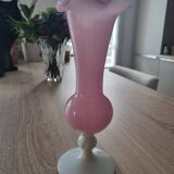 Pink opaline vase