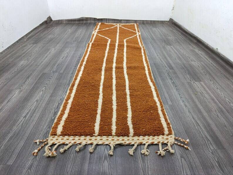 Tapis de passage artisanal 400cmx70cm