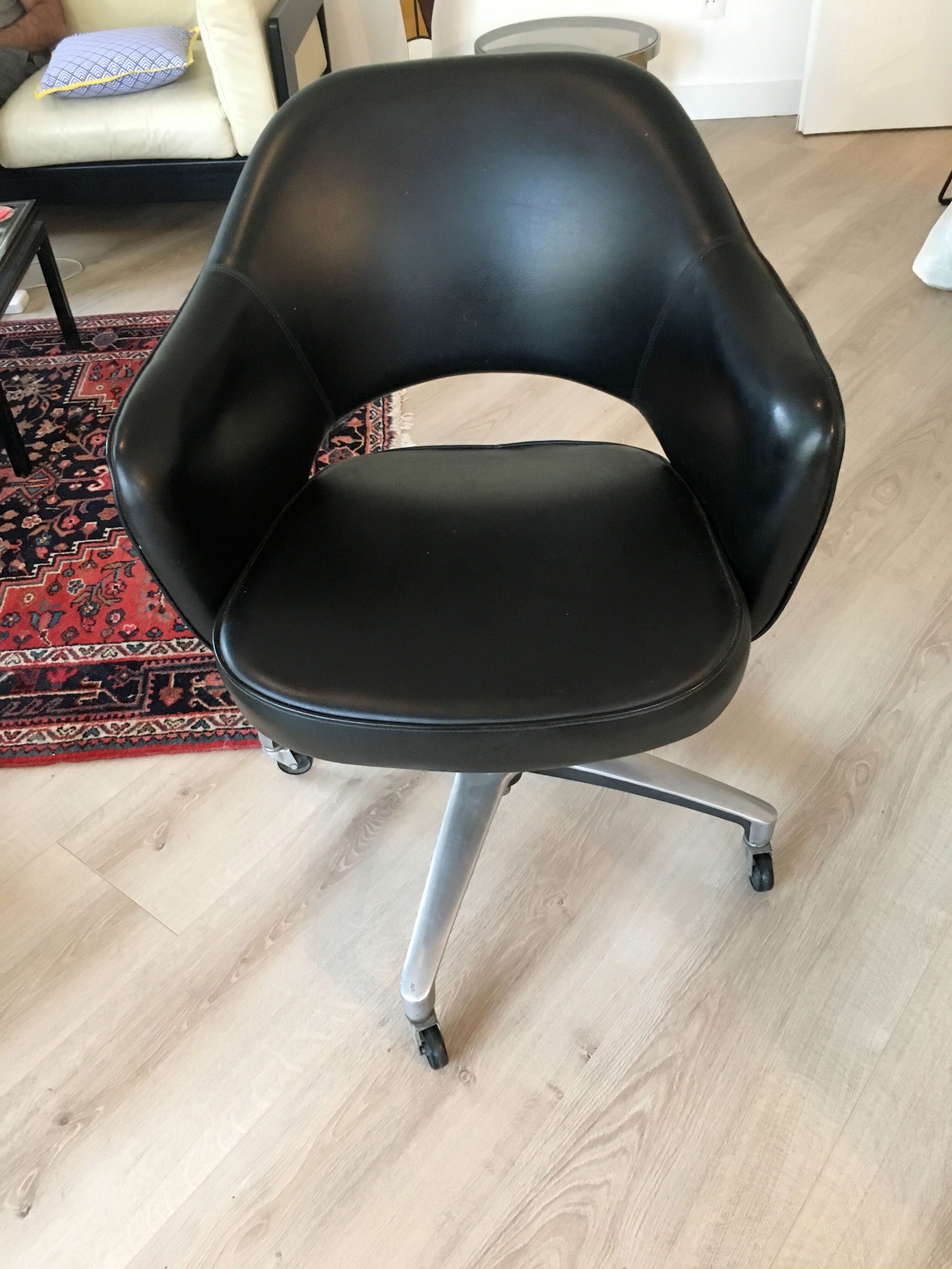 Executive conference vintage by Eero Saarinen Chair / Knoll International, model Swivel 71 S, 1950