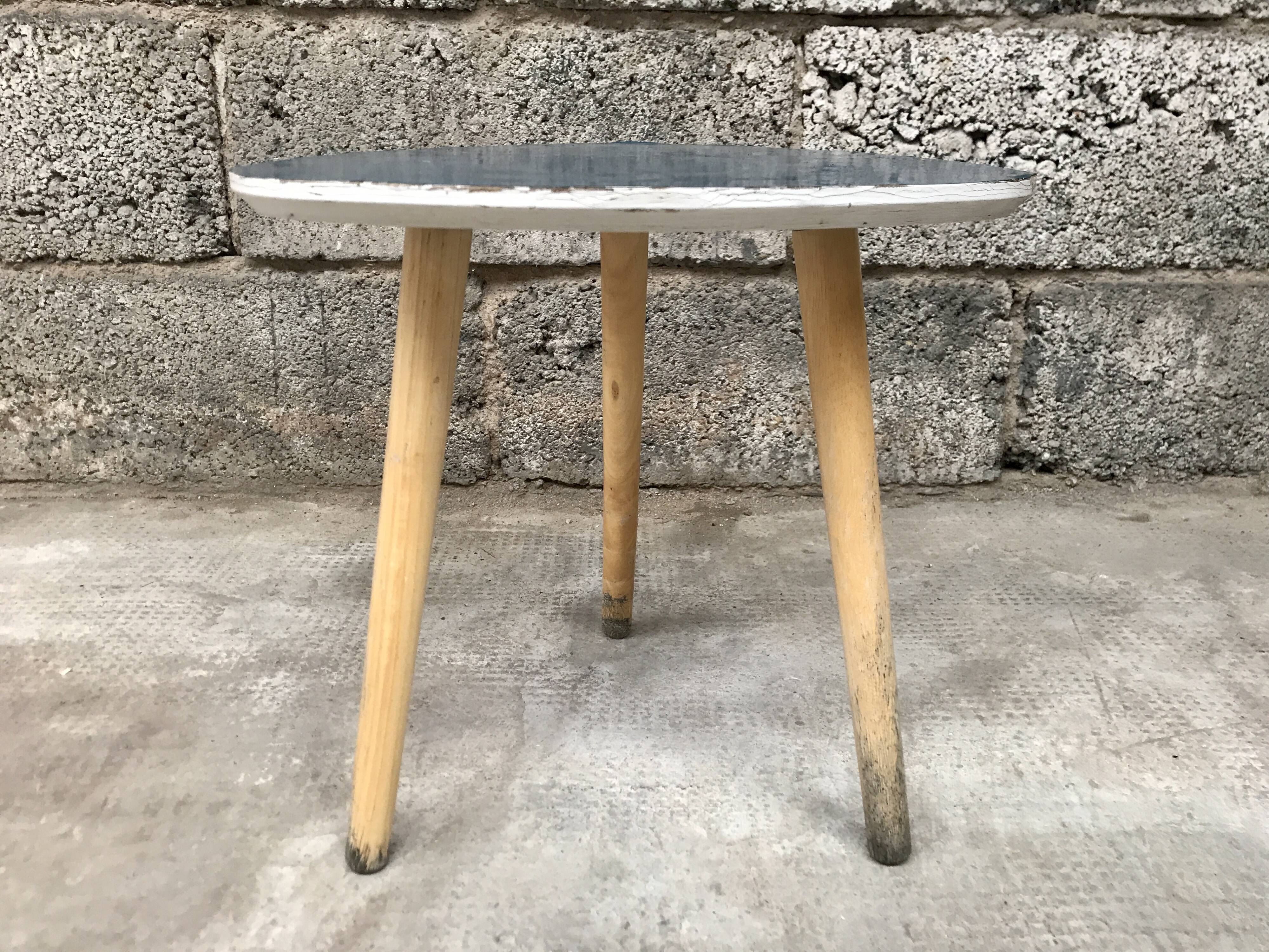 Triangular coffee table 1970