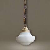 Suspension Opaline Art Déco