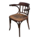 Authentic vintage Baumann turned wood armchair