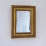 Small mercury mirror Wooden frame