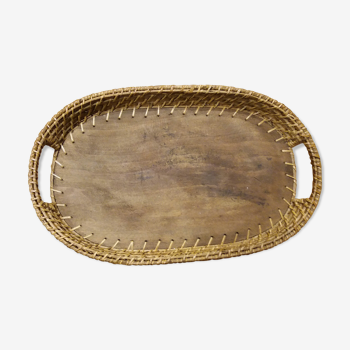 Rattan tray