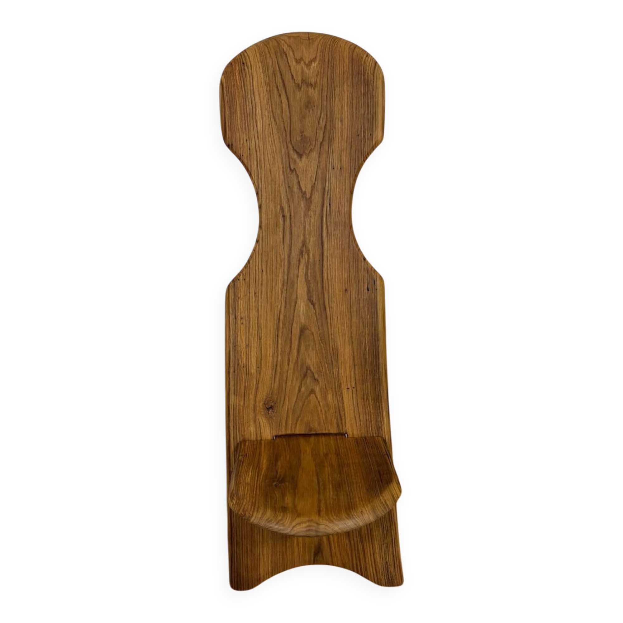 African chair in solid oak