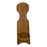 African chair in solid oak